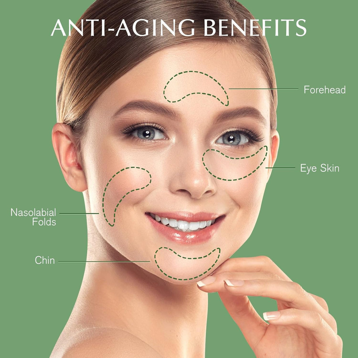 Enaskin Naturals Green Tea Under Eye Patches with ingredients