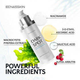 EnaSkin serum and soap bars in a skincare routine