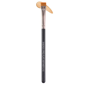 ENERGY Flat Definer Makeup Brush 212 front view with star glitter black handle