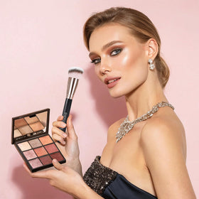 ENERGY Makeup Brush Set displayed with case open