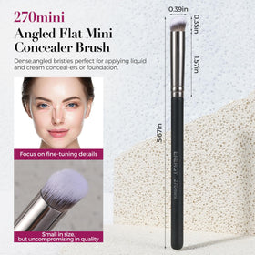 ENERGY Makeup Brushes displayed on a vanity