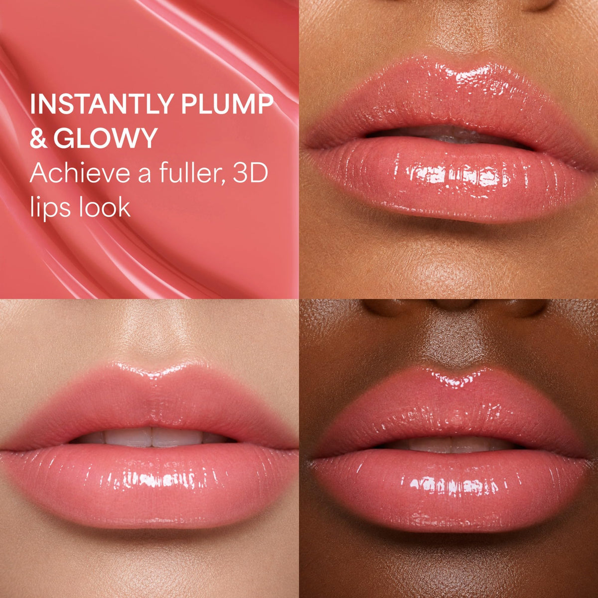 ENTROPY MAKE UP Glossy Lip Tint Ruby Charm swatch on skin