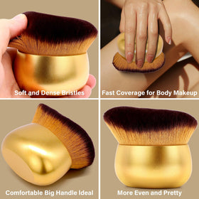 EOICCEOH brush alongside various makeup products