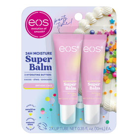 eos 24H Moisture Super Balm Birthday Cake front view