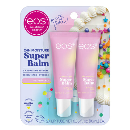 eos 24H Moisture Super Balm Birthday Cake front view