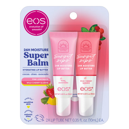 eos 24H Moisture Super Balm Pink Lemonade front view
