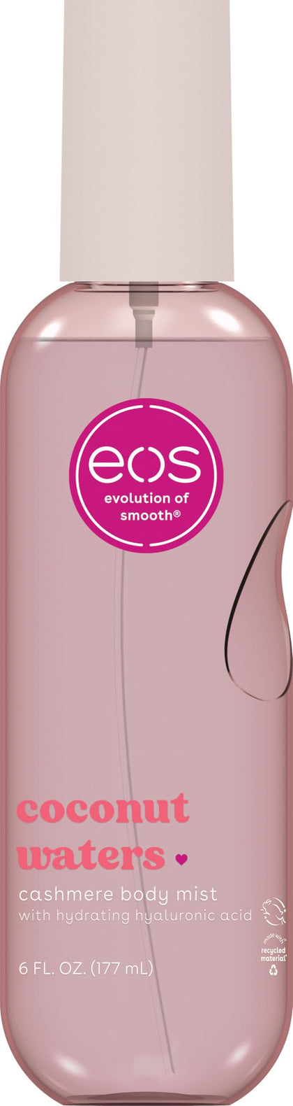 eos Cashmere Body Mist Coconut Waters 6 fl oz front view