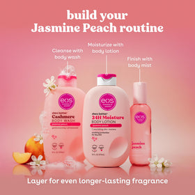 eos Cashmere Body Mist Jasmine Peach spray nozzle close-up