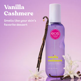 eos Cashmere Body Mist Vanilla 6 fl oz back view