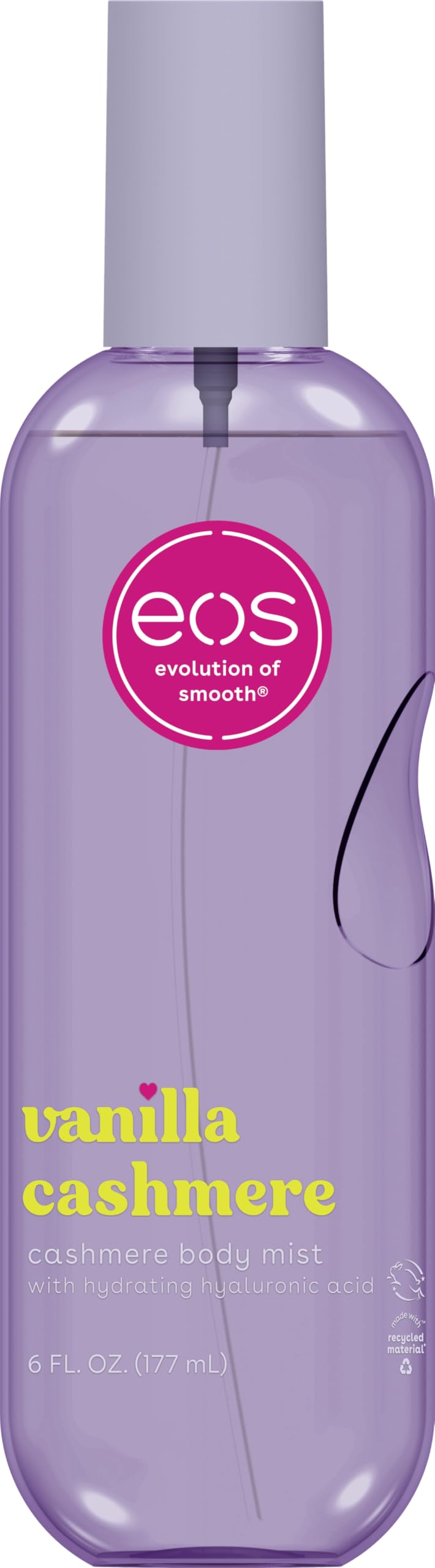 eos Cashmere Body Mist Vanilla 6 fl oz front view