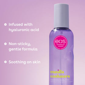 eos Cashmere Body Mist Vanilla 6 fl oz lifestyle scene
