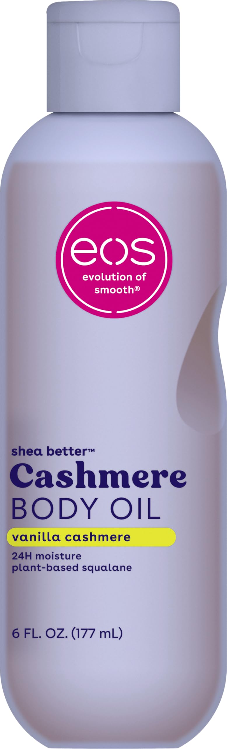 eos Cashmere Body Oil Vanilla 6 fl oz front view
