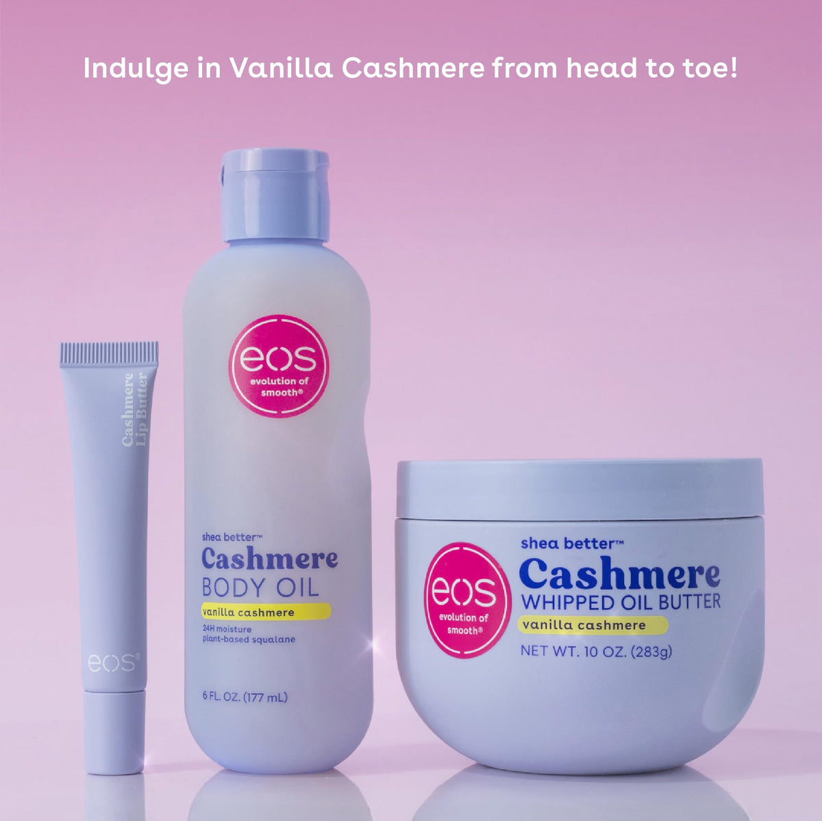 eos Cashmere Body Oil Vanilla 6 fl oz with pump