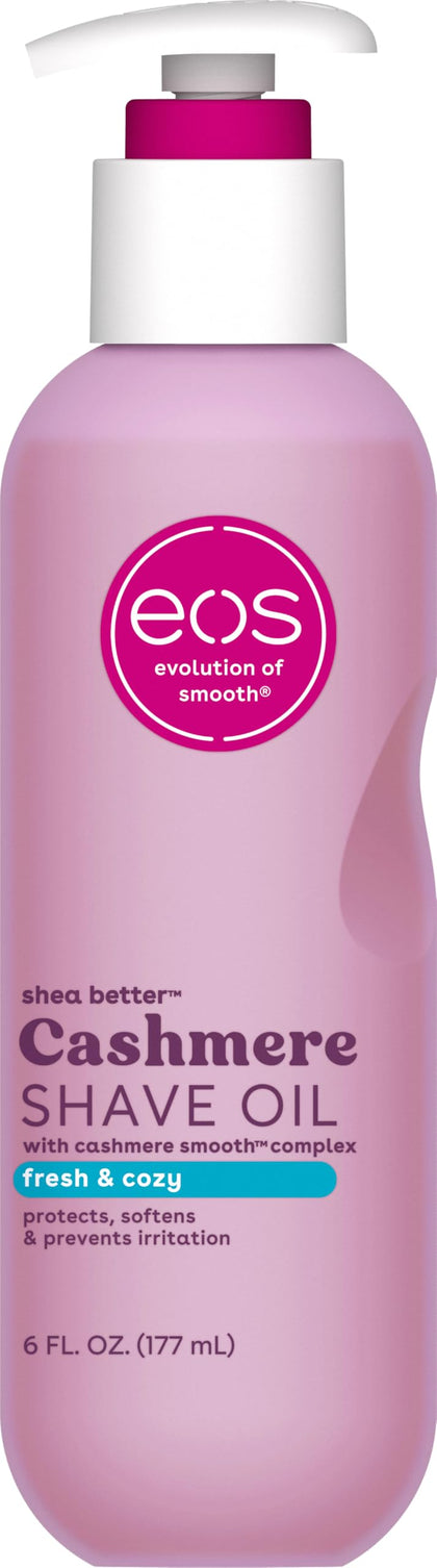 eos Cashmere Shave Oil Fresh & Cozy 6 fl oz front view