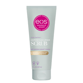 eos Cashmere Skin Collection Pre-Shave Scrub Vanilla Cashmere front view