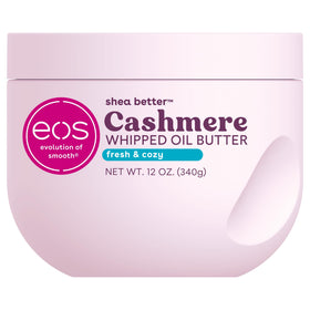 eos Cashmere Whipped Oil Body Butter 12 oz front view