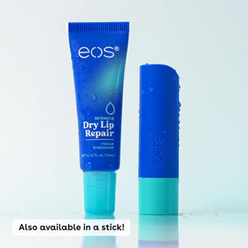 eos The Hero Lip Repair Strawberry Extract close-up