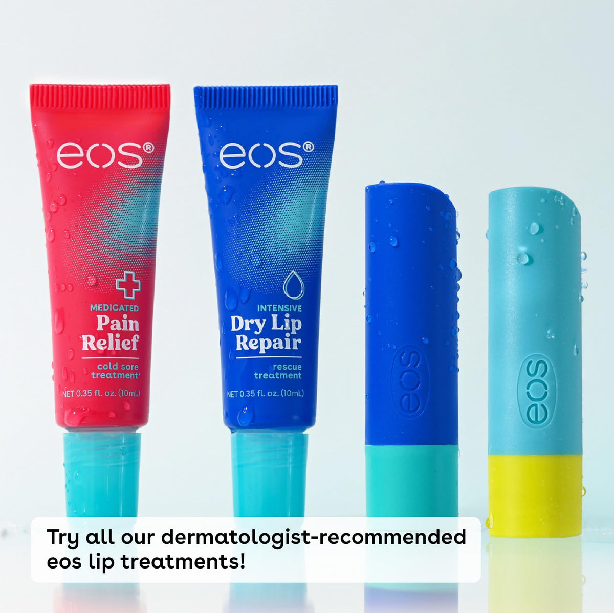 eos The Hero Lip Repair Strawberry Extract texture