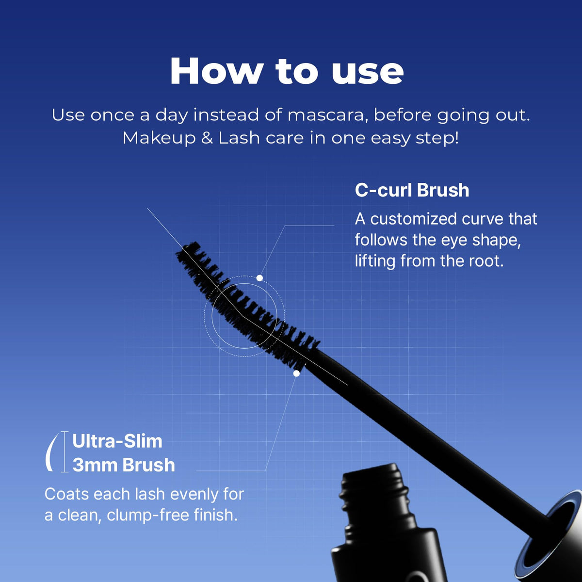EPAIS Eyelash Serum application demonstration