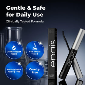 EPAIS Eyelash Serum packaging showing ingredients