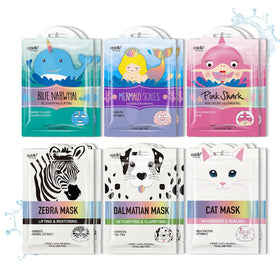 Epielle Character Face Mask pack featuring various designs