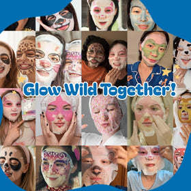 Epielle Character Face Mask packaging with 6 different masks