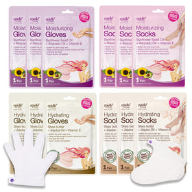 Epielle Hydrating Hand & Foot Masks packaging front view