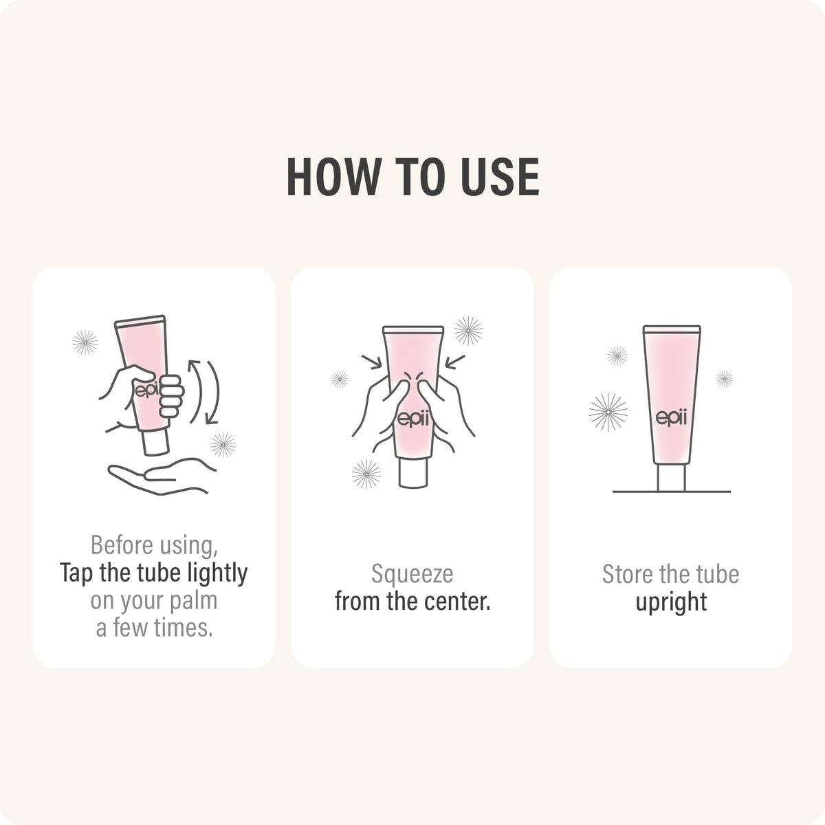 epii Double Up Cream 50mL application on skin