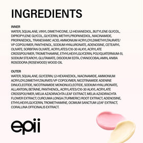 epii Double Up Cream 50mL ingredients list
