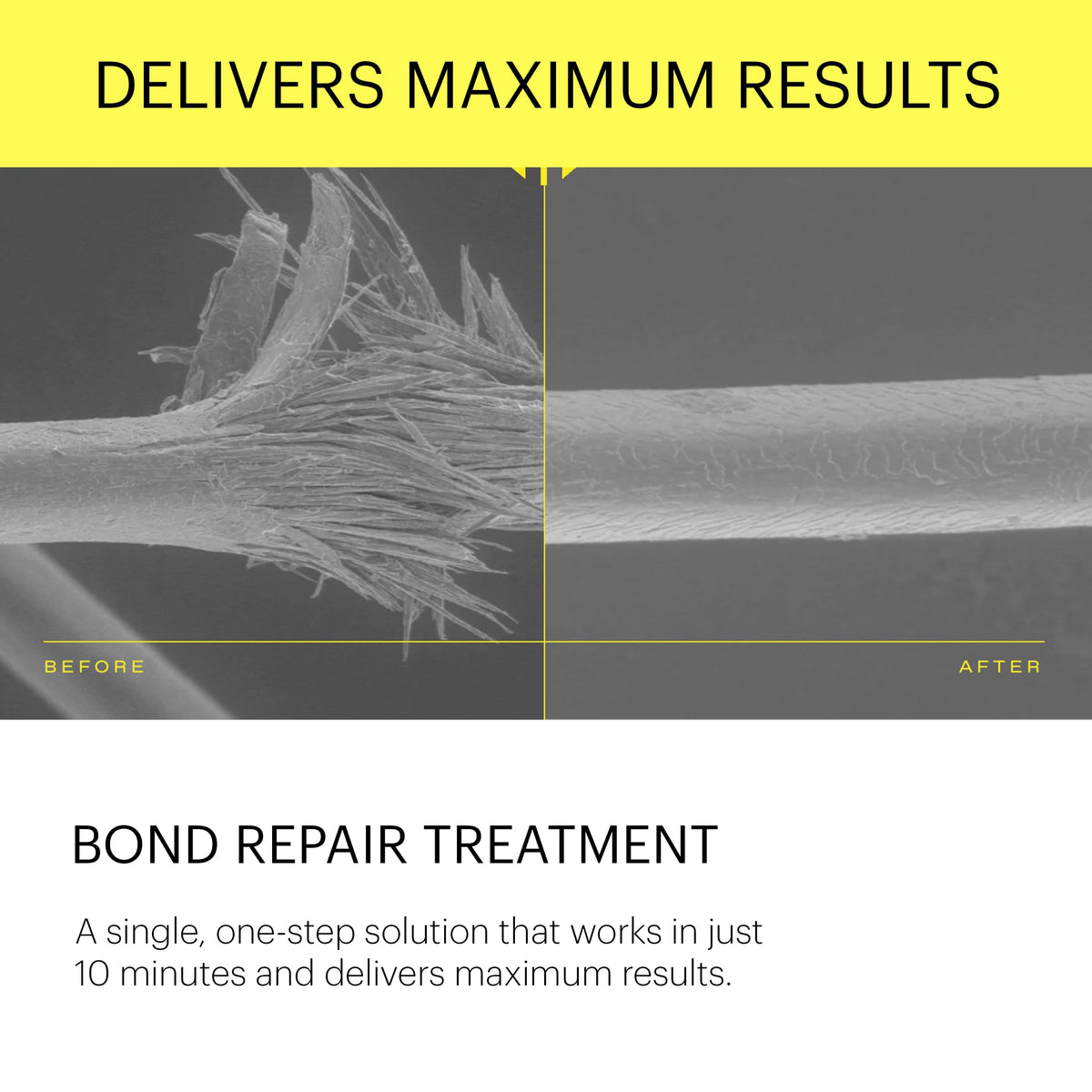 epres Bond Repair Hair Care System application on hair