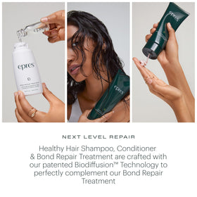 epres Bond Repair Hair Care System ingredients list on packaging