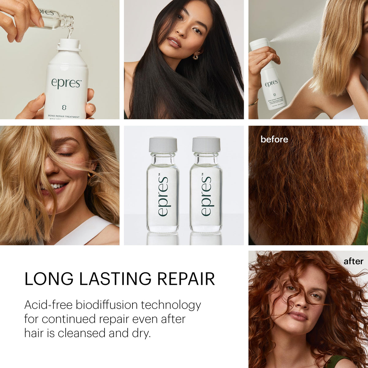 epres Bond Repair Hair Care System packaging side view