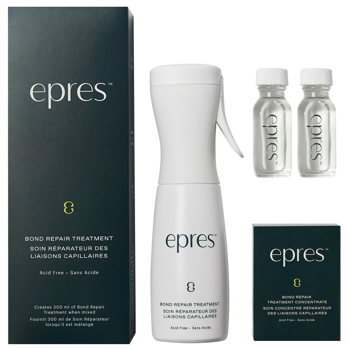 epres Bond Repair Hair Care System starter kit front view