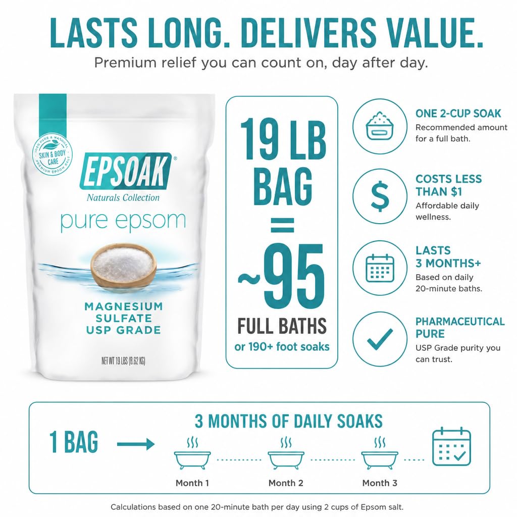 Epsoak Epsom Salt for foot soak