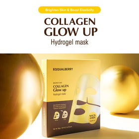 EQQUALBERRY Collagen Glow Up Mask sheet close-up