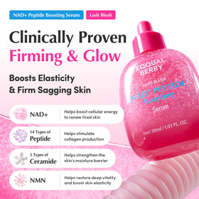 EQQUALBERRY NAD+ Peptide Serum bottle close-up