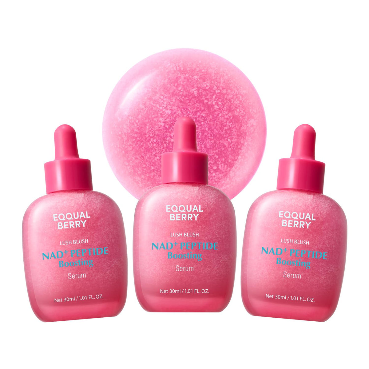 EQQUALBERRY NAD+ Peptide Serum Triple Pack front view