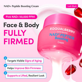 EQQUALBERRY NAD+ Peptide support Cream with product details
