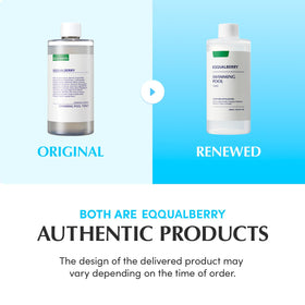 EQQUALBERRY Swimming Pool Toner 300ml bottle side view