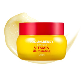 EQQUALBERRY Vitamin Illuminating Cream front view with packaging