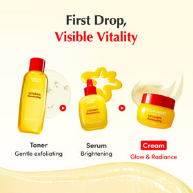 EQQUALBERRY Vitamin Illuminating Cream texture on hand