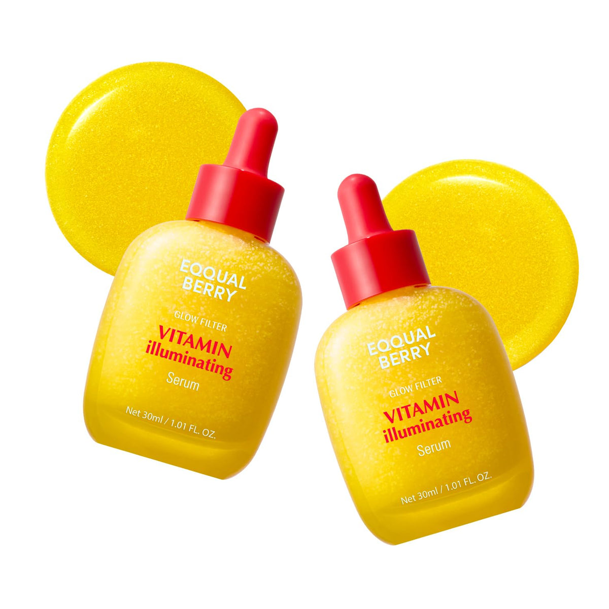 EQQUALBERRY Vitamin Illuminating Serum Double Pack front view