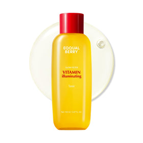 EQQUALBERRY Vitamin Illuminating Toner front view with label