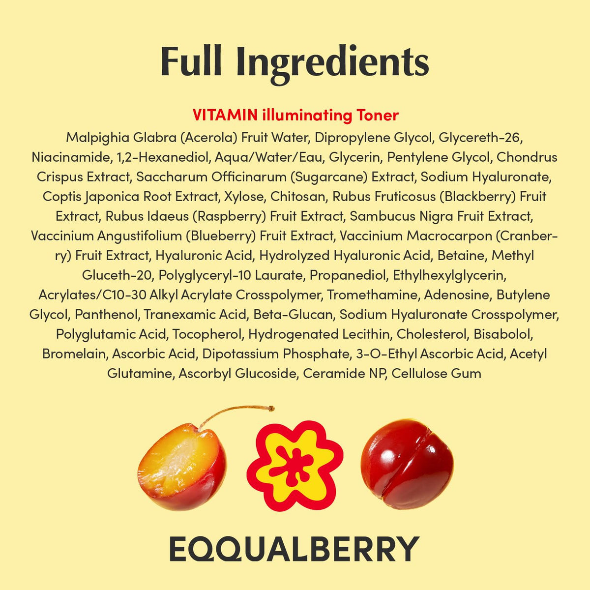 EQQUALBERRY Vitamin Illuminating Toner lifestyle scene