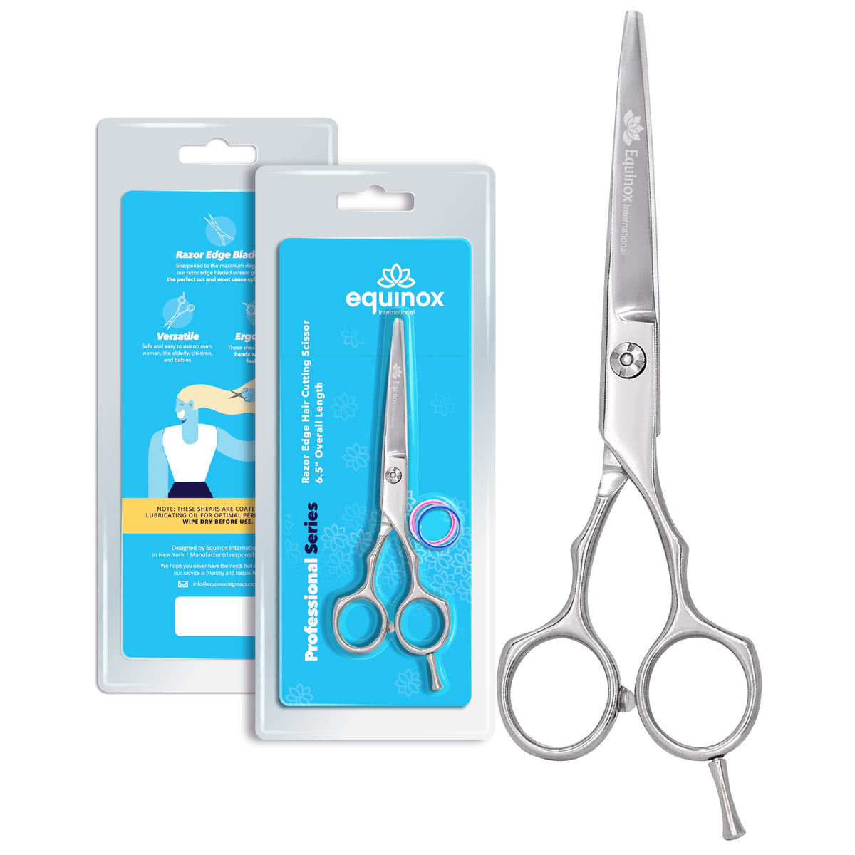 Equinox Hair Cutting Scissors 6.0" front view