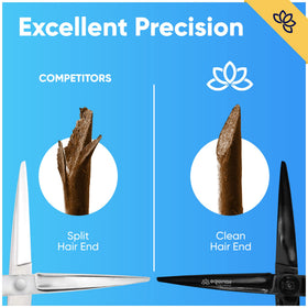 Equinox Hair Scissors packaging vacuum-sealed