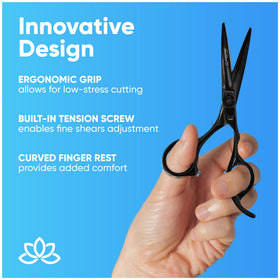 Equinox Hair Scissors side view showing blade edge