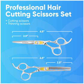 Equinox Professional Hair Cutting Scissors side view