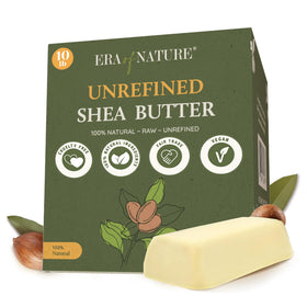 era of nature Organic Unrefined Raw African Ivory White Shea Butter 32oz front view