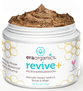 Era Organics Manuka Honey Exfoliating Facial Scrub front view